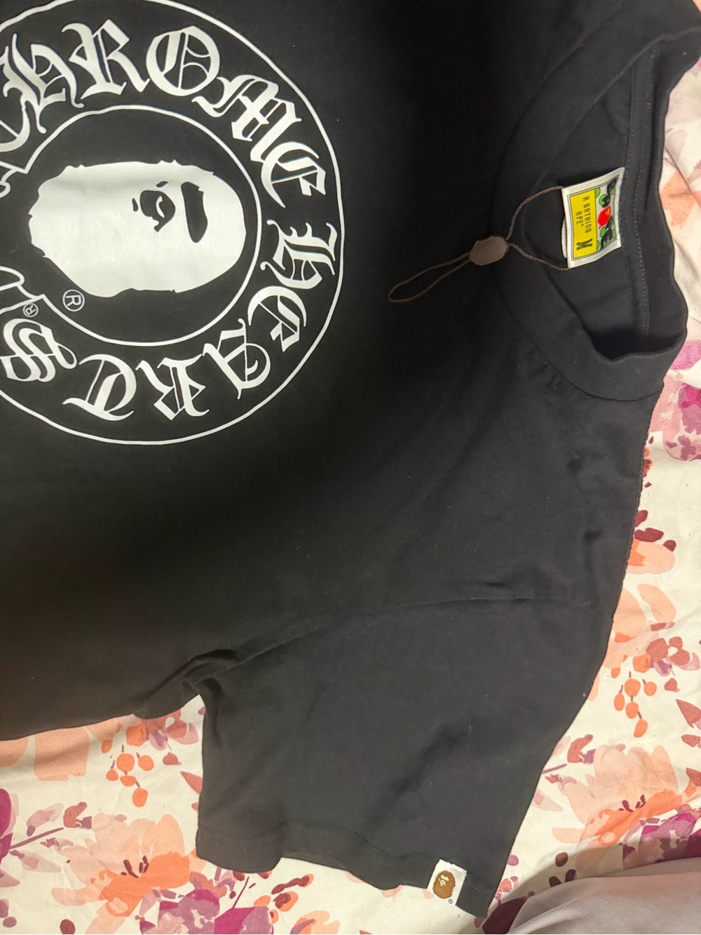 Chrome Hearts Black Tee with White Circular Logo - Picture 2 of 5